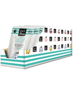 Влажный корм для кошек CATS MENU, ягненок, 32шт по 85г