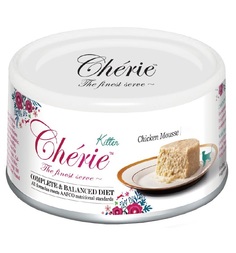 Консервы для котят Pettric Cherie из курицы, мусс, 12шт по 80г