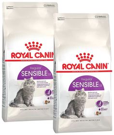Сухой корм для кошек ROYAL CANIN SENSIBLE 33, при аллергии, 2шт по 0,2кг