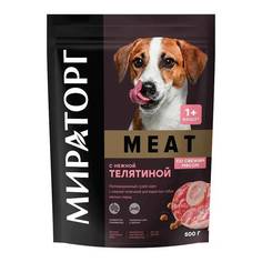 Сухой корм для собак Winner Meat Adult, для мелких пород, телятина, 0.5кг