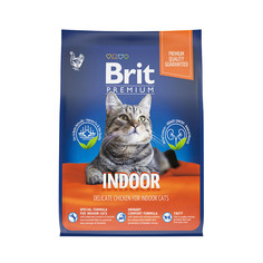 Сухой корм для кошек Brit Premium Cat Indoor с курицей, 0,4 кг Brit*