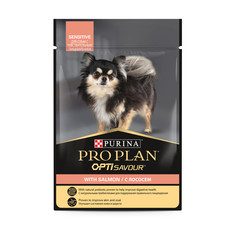 Влажный корм для собак Pro Plan, для мелких пород, лосось, 85 г