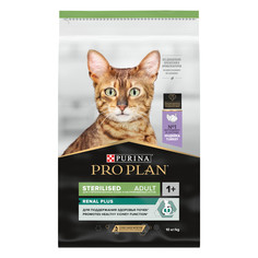 Сухой корм для кошек Pro Plan для здоровья почек после стерилизации с индейкой, 10 кг