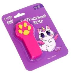 Игрушка для кошек Funny toys Лазер ЗаМУРчательный серебристый