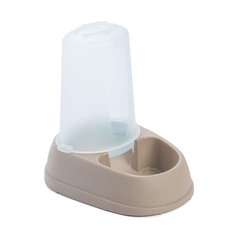 Диспенсер для корма и воды для животных My Pets Solutions, бежевый, пластик, 0,5 л