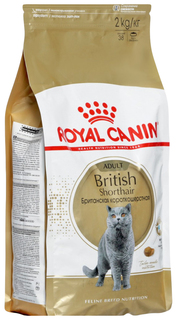 Сухой корм для кошек ROYAL CANIN British Shorthair Adult взрослых, британских кошек, 2 кг