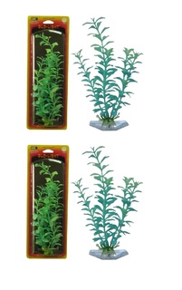 Растение для аквариума Penn-Plax Blooming Ludwigia сине-зеленое светящееся, 2 шт по 18 см