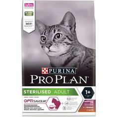 Сухой корм для кошек Pro Plan Cat Optisavour Sterilised утка с печенью, 2 шт по 3 кг