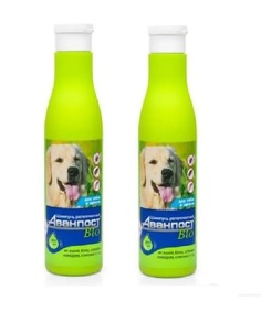 Шампунь для собак VEDA репеллентный, Аванпост Bio 2 шт по 250 мл