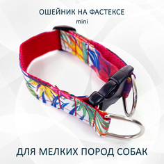 Ошейник для собак totemica, на фастексе, разноцветный, нейлон, размер S