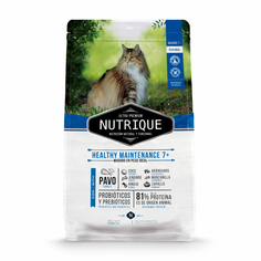 Сухой корм для кошек Vitalcan Nutrique Cat Healthy Mant +7, для пожилых, с индейкой, 2 кг