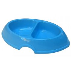 Миска для кошек ZooExpres овальная двойная, 2x0,2л, 5 шт
