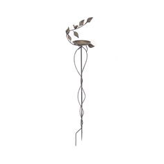 Миска-поилка для птиц Frank "Поилка", серый, садовый штекер 117х16 см