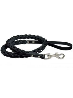 Поводок для собак плетеный, кожаный, 1,2x115 см No Brand
