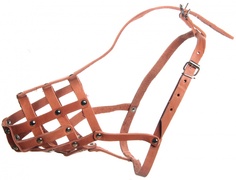 Намордник Зооник из натуральной кожи № 3 (колли)