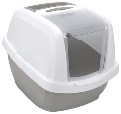 Био-туалет для кошек Imac Maddy 62х49,5х47,5h см, белый/бежевый