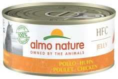 Влажный корм для кошек Almo Nature HFC Jelly, с курицей в желе, 24x150 г