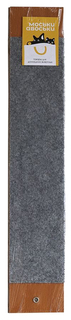 Когтеточка Моськи-Авоськи, настенная, угловая, ковролин, серая, 50х19,5х0,5 см