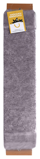 Когтеточка Моськи-Авоськи, ковролин, с пропиткой, искусственный мех, серая, 57х12х1,5 см