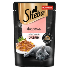 Влажный корм для кошек Sheba для привередливых ломтики форели 75 г