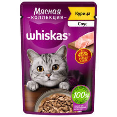 Влажный корм для кошек Whiskas Мясная коллекция с курицей 75 г