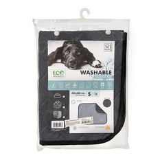 Пеленка для животных M-Pets многоразовая, черный, серый, дакрон, хлопок, S, 45х60 см