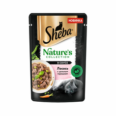 Влажный корм для кошек Sheba Natures Collection в соусе лосось и горох 28 шт по 75 г
