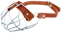 Намордник для собак Зооник №0, металлический, пудель, мелкие породы