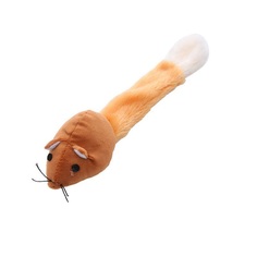 Игрушка для кошек Mascube крыса, с кошачьей мятой, коричневая, MBV032-2-1