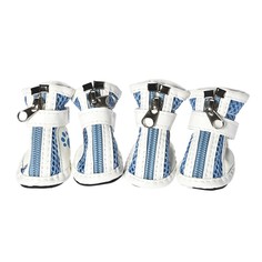 Ботинки для собак Foxie Paws, голубые, XL, 6,5 х 4,8 см