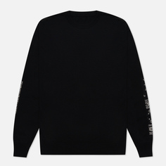 Мужской свитер SOPHNET. Bandana Sleeve Patched Crew Neck, цвет чёрный, размер XL