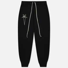 Мужские брюки Rick Owens x Champion Prisoner Drawstring Jersey, цвет чёрный, размер S