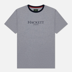 Мужская футболка Hackett Heritage Classic, цвет серый, размер M