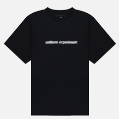 Мужская футболка uniform experiment Authentic Motion Logo, цвет чёрный, размер S