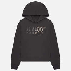Мужская толстовка Maison Margiela MM6 Numerical Logo Print Hoodie, цвет серый, размер L