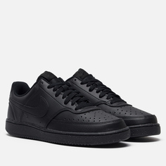 Мужские кроссовки Nike Court Vision Low Next Nature, цвет чёрный, размер 39 EU