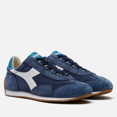 Мужские кроссовки Diadora Heritage Equipe Suede Stone Wash, цвет синий, размер 44.5 EU