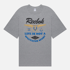 Мужская футболка Reebok Classics Reserve, цвет серый, размер L