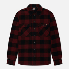 Мужская рубашка Dickies Sacramento, цвет бордовый, размер XXL