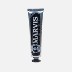 Зубная паста Marvis Amarelli Licorice + XYLITOL Large, цвет чёрный