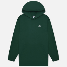 Мужская толстовка Puma Classics Relaxed Hoodie TR, цвет зелёный, размер XL