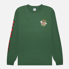 Мужской лонгслив RIPNDIP Glizzy, цвет зелёный, размер S