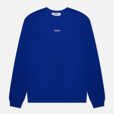 Мужская толстовка MSGM Brush Stroke Micrologo, цвет синий, размер L