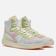 Кроссовки Diadora Heritage x Pastiglie Leone Mi Basket Arcobaleno ITA, цвет зелёный, размер 45 EU