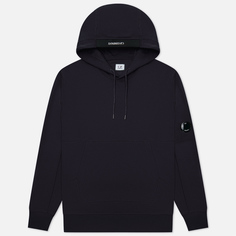 Мужская толстовка C.P. Company Diagonal Raised Fleece Lens Hoodie, цвет синий, размер M