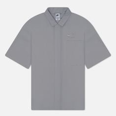 Мужская рубашка Nike Air Woven Overshirt, цвет серый, размер XXL