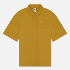 Мужская рубашка Nike Air Woven Overshirt, цвет жёлтый, размер XXXL