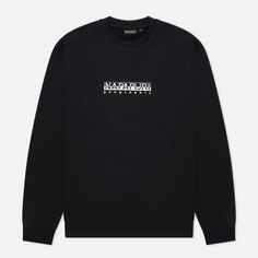 Мужская толстовка Napapijri Crew Neck Box 1, цвет чёрный, размер XXXL