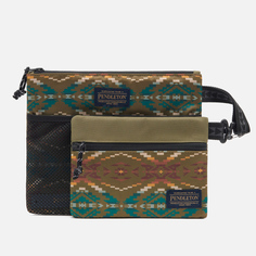 Комплект сумок Pendleton Carico Lake Zip Pouch Set, цвет оливковый
