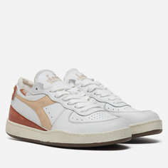 Женские кроссовки Diadora Heritage Mi Basket Row Cut, цвет белый, размер 40.5 EU